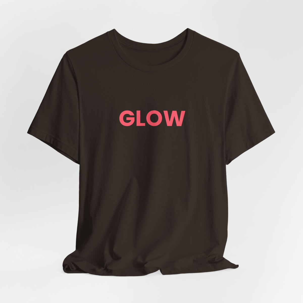 Glowwell Espresso Tee - Coral Glow Edition