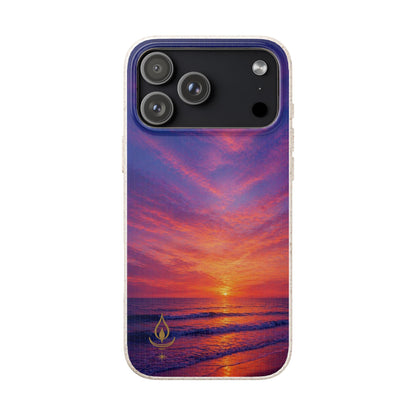 Biodegradable Phone Case – Sunset Beach Eco Phone Cover (Sunrise/Sunset Photo)