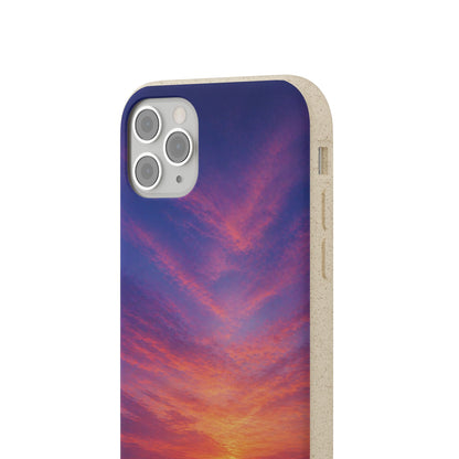 Biodegradable Phone Case – Sunset Beach Eco Phone Cover (Sunrise/Sunset Photo)
