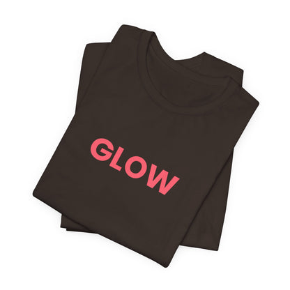 Glowwell Espresso Tee - Coral Glow Edition