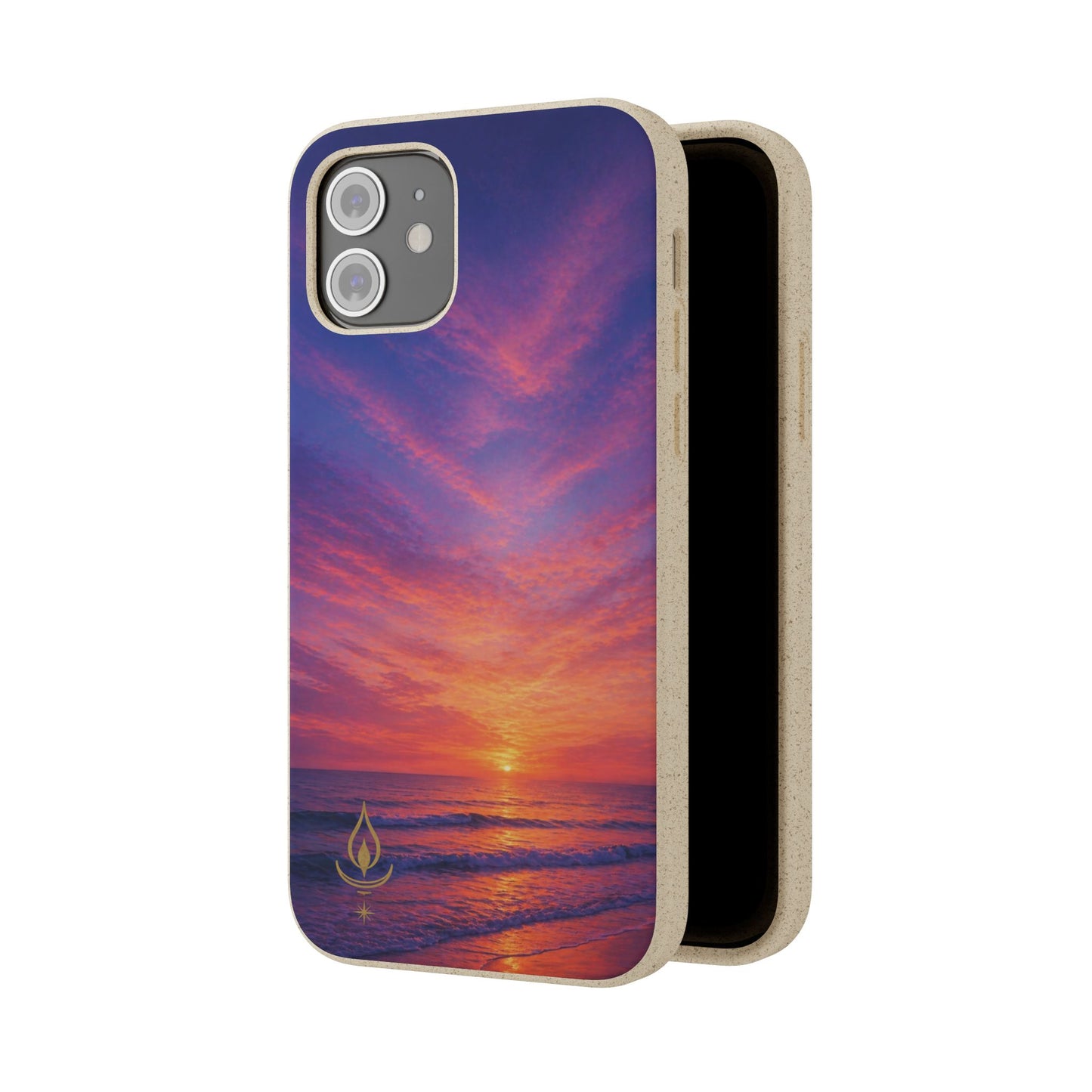 Biodegradable Phone Case – Sunset Beach Eco Phone Cover (Sunrise/Sunset Photo)