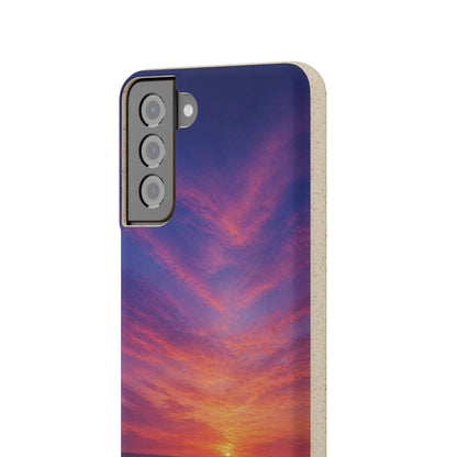 Biodegradable Phone Case – Sunset Beach Eco Phone Cover (Sunrise/Sunset Photo)