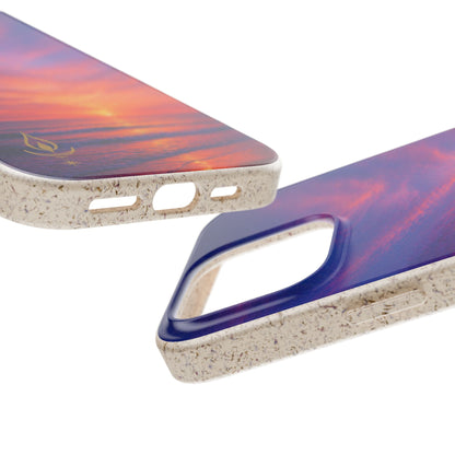 Biodegradable Phone Case – Sunset Beach Eco Phone Cover (Sunrise/Sunset Photo)