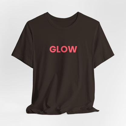 Glowwell Espresso Tee - Coral Glow Edition