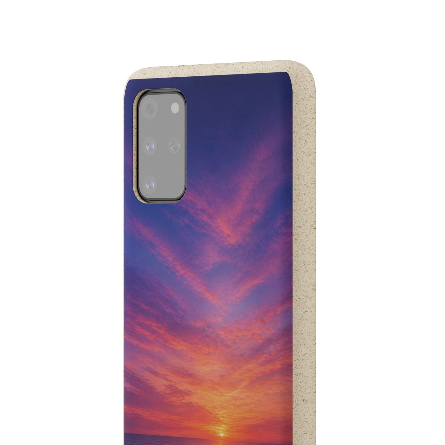 Biodegradable Phone Case – Sunset Beach Eco Phone Cover (Sunrise/Sunset Photo)