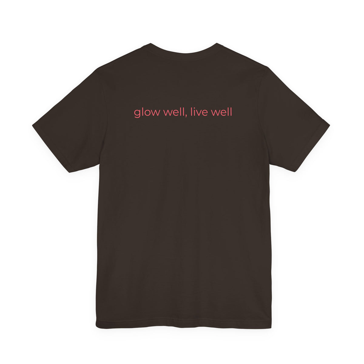 Glowwell Espresso Tee - Coral Glow Edition