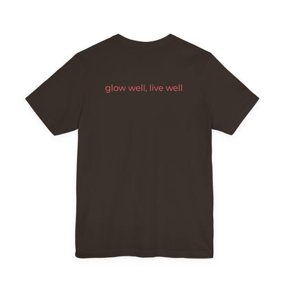 Glowwell Espresso Tee - Coral Glow Edition