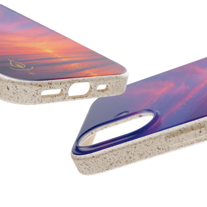 Biodegradable Phone Case – Sunset Beach Eco Phone Cover (Sunrise/Sunset Photo)