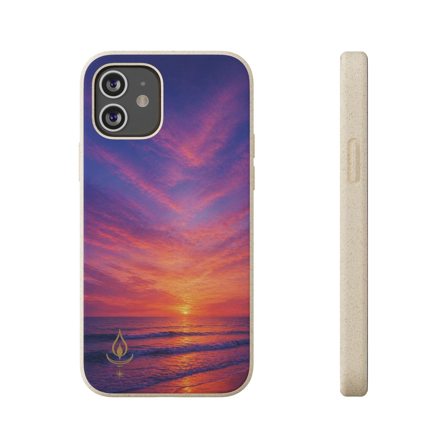 Biodegradable Phone Case – Sunset Beach Eco Phone Cover (Sunrise/Sunset Photo)