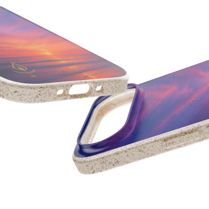 Biodegradable Phone Case – Sunset Beach Eco Phone Cover (Sunrise/Sunset Photo)