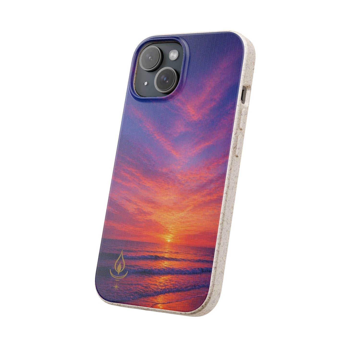 Biodegradable Phone Case – Sunset Beach Eco Phone Cover (Sunrise/Sunset Photo)