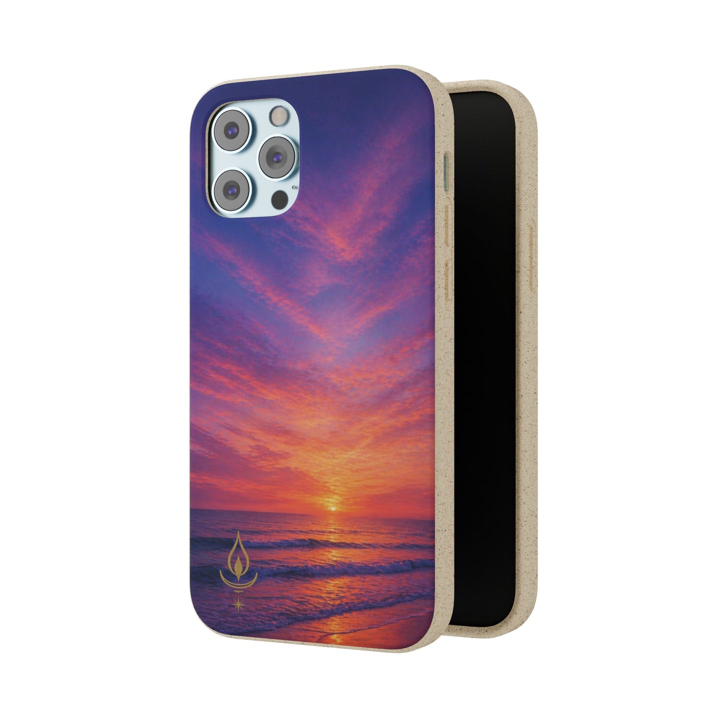Biodegradable Phone Case – Sunset Beach Eco Phone Cover (Sunrise/Sunset Photo)