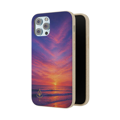 Biodegradable Phone Case – Sunset Beach Eco Phone Cover (Sunrise/Sunset Photo)