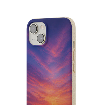 Biodegradable Phone Case – Sunset Beach Eco Phone Cover (Sunrise/Sunset Photo)