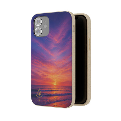 Biodegradable Phone Case – Sunset Beach Eco Phone Cover (Sunrise/Sunset Photo)