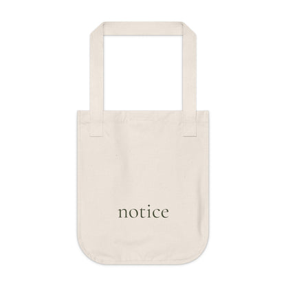 Glowwell One Word Tote - notice