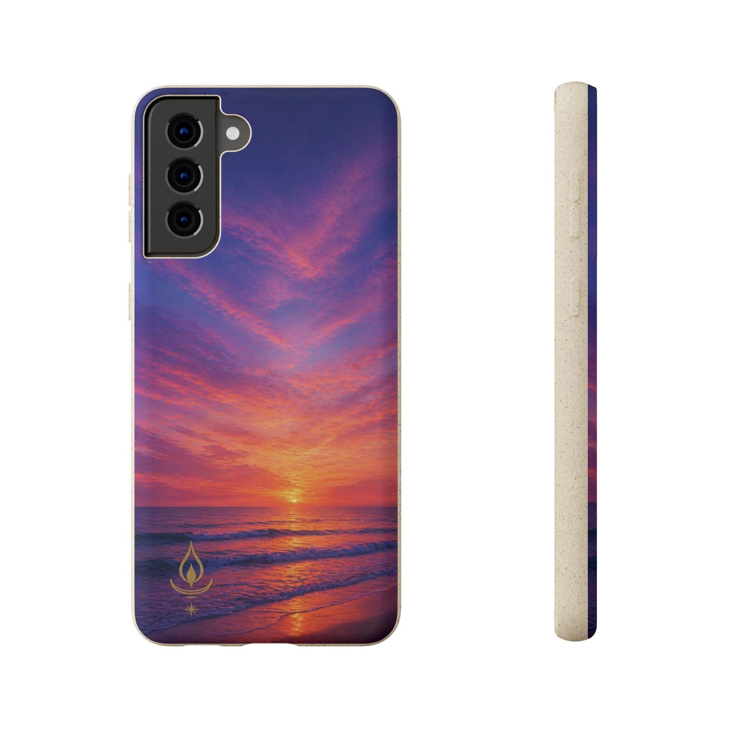 Biodegradable Phone Case – Sunset Beach Eco Phone Cover (Sunrise/Sunset Photo)