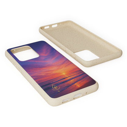 Biodegradable Phone Case – Sunset Beach Eco Phone Cover (Sunrise/Sunset Photo)