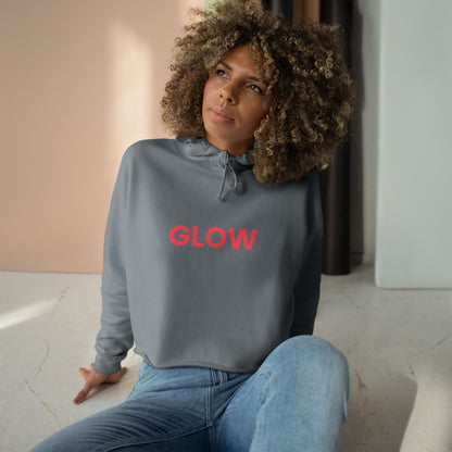 Glow Cropped Hoodie —a little glow with a  little more attitude