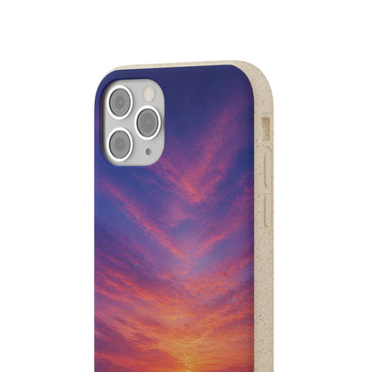 Biodegradable Phone Case – Sunset Beach Eco Phone Cover (Sunrise/Sunset Photo)