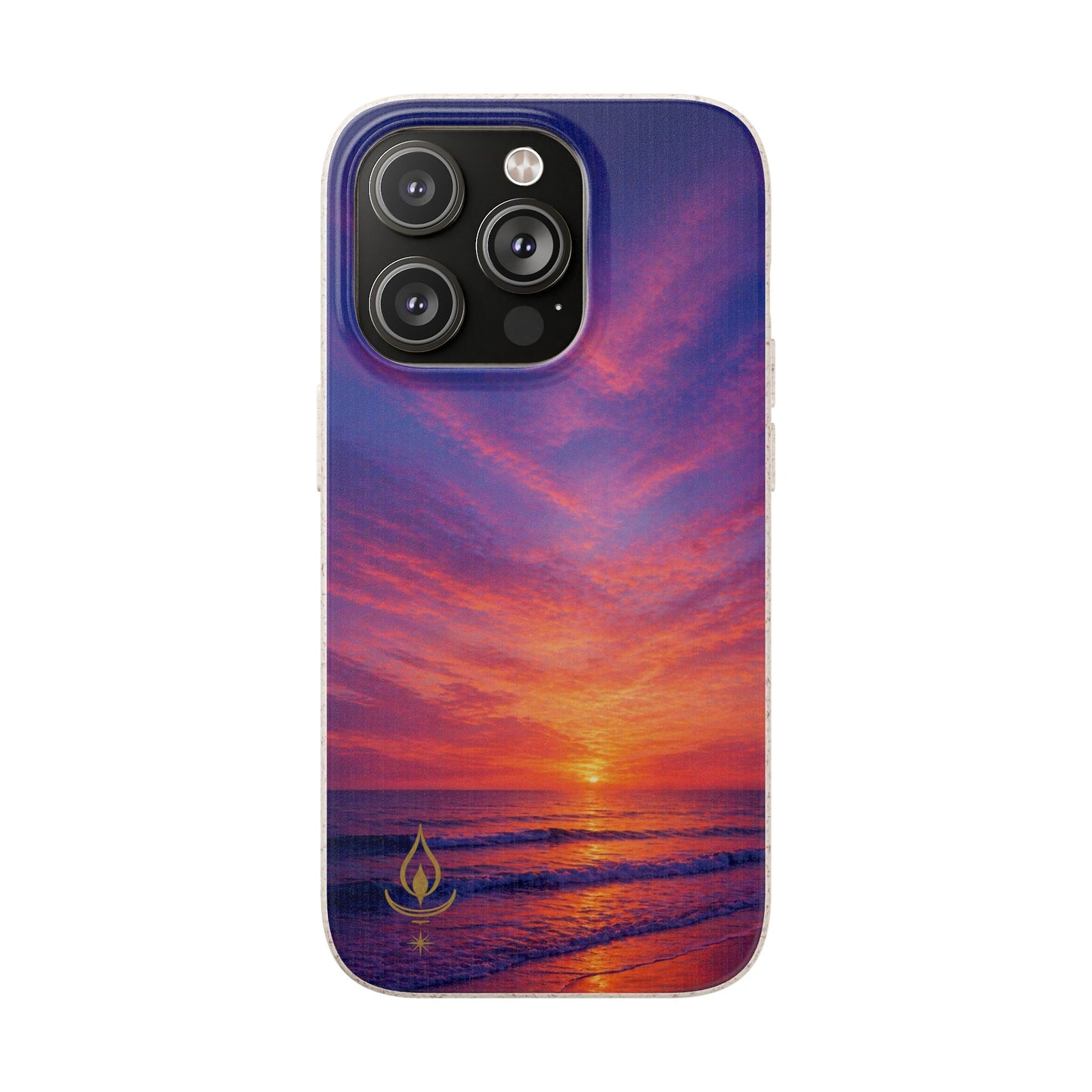 Biodegradable Phone Case – Sunset Beach Eco Phone Cover (Sunrise/Sunset Photo)