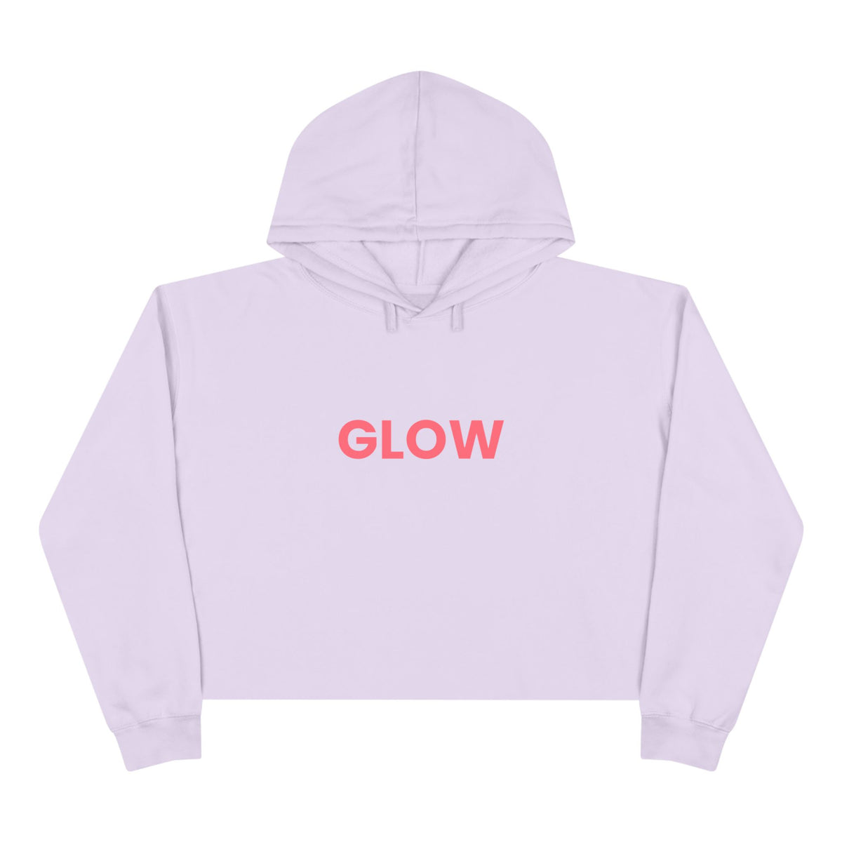 Glow Cropped Hoodie —a little glow with a  little more attitude