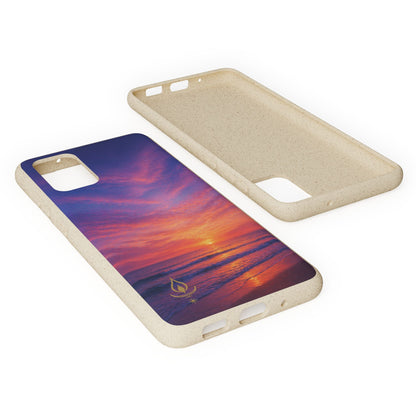 Biodegradable Phone Case – Sunset Beach Eco Phone Cover (Sunrise/Sunset Photo)