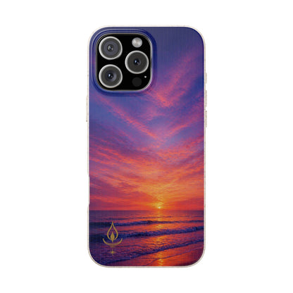 Biodegradable Phone Case – Sunset Beach Eco Phone Cover (Sunrise/Sunset Photo)