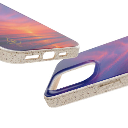 Biodegradable Phone Case – Sunset Beach Eco Phone Cover (Sunrise/Sunset Photo)