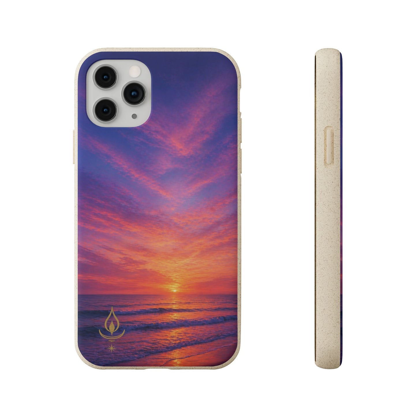 Biodegradable Phone Case – Sunset Beach Eco Phone Cover (Sunrise/Sunset Photo)