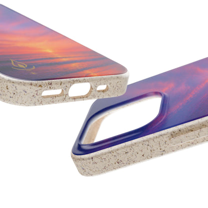 Biodegradable Phone Case – Sunset Beach Eco Phone Cover (Sunrise/Sunset Photo)