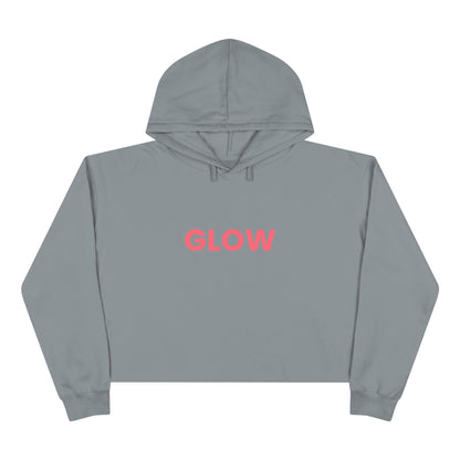 Glow Cropped Hoodie —a little glow with a  little more attitude