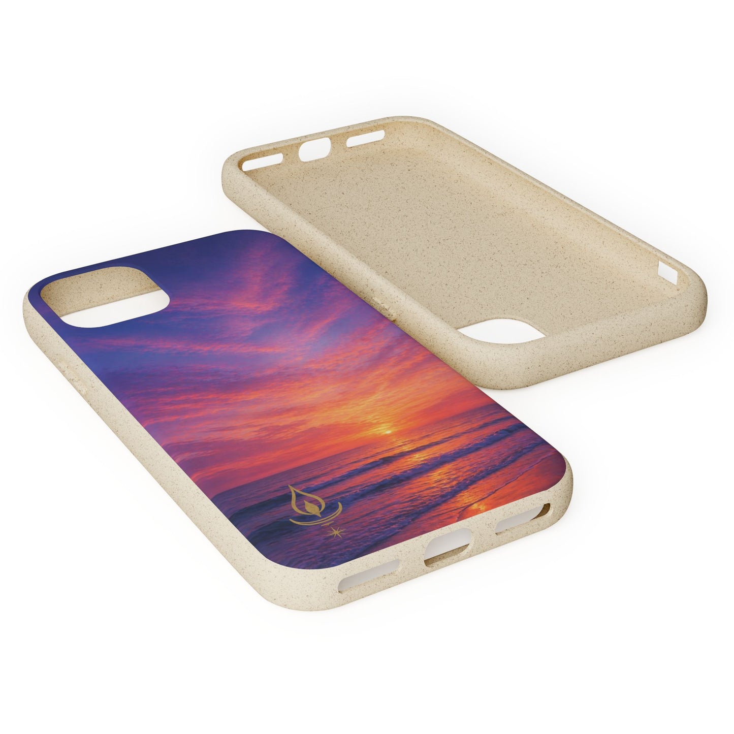 Biodegradable Phone Case – Sunset Beach Eco Phone Cover (Sunrise/Sunset Photo)