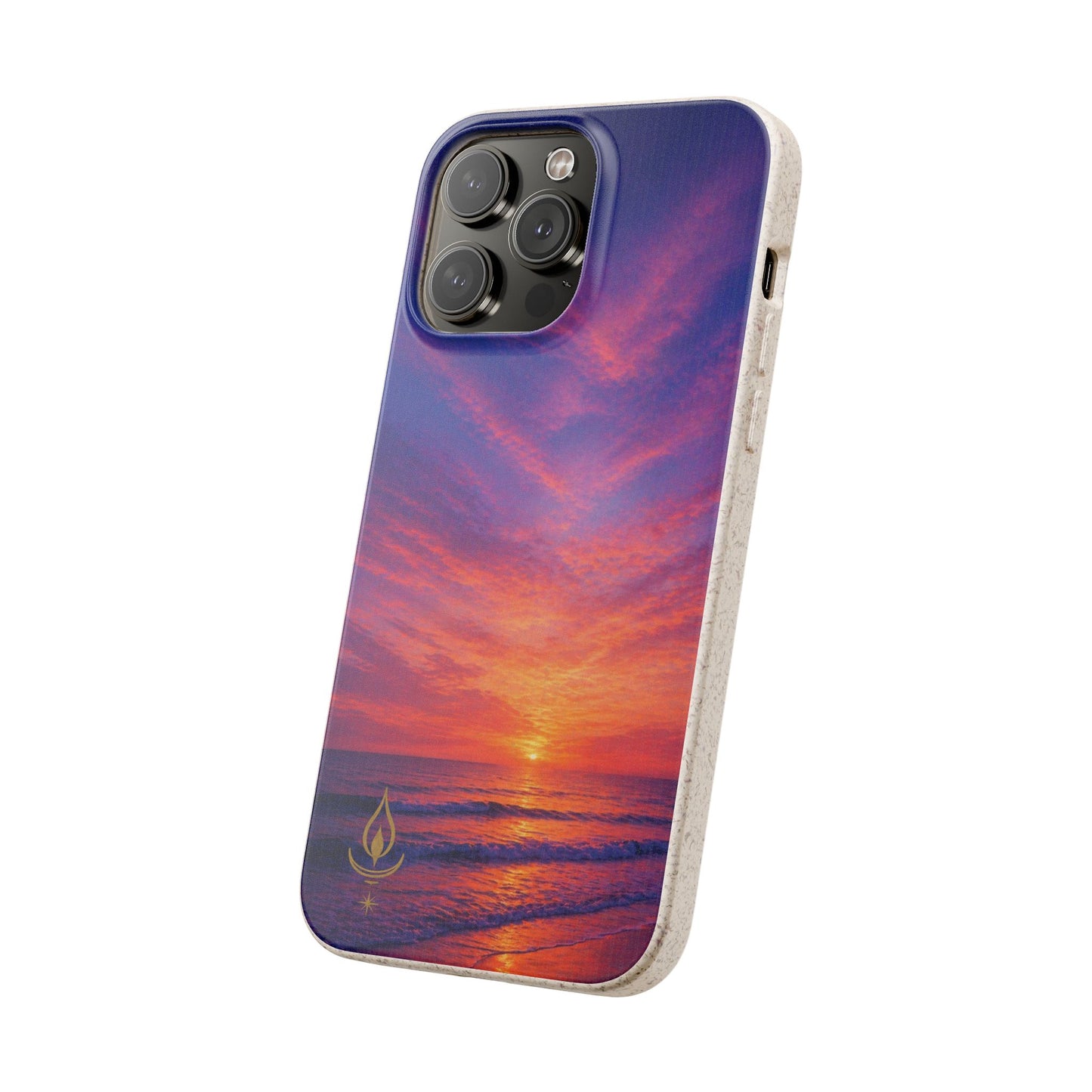 Biodegradable Phone Case – Sunset Beach Eco Phone Cover (Sunrise/Sunset Photo)