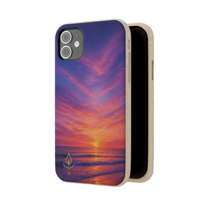 Biodegradable Phone Case – Sunset Beach Eco Phone Cover (Sunrise/Sunset Photo)