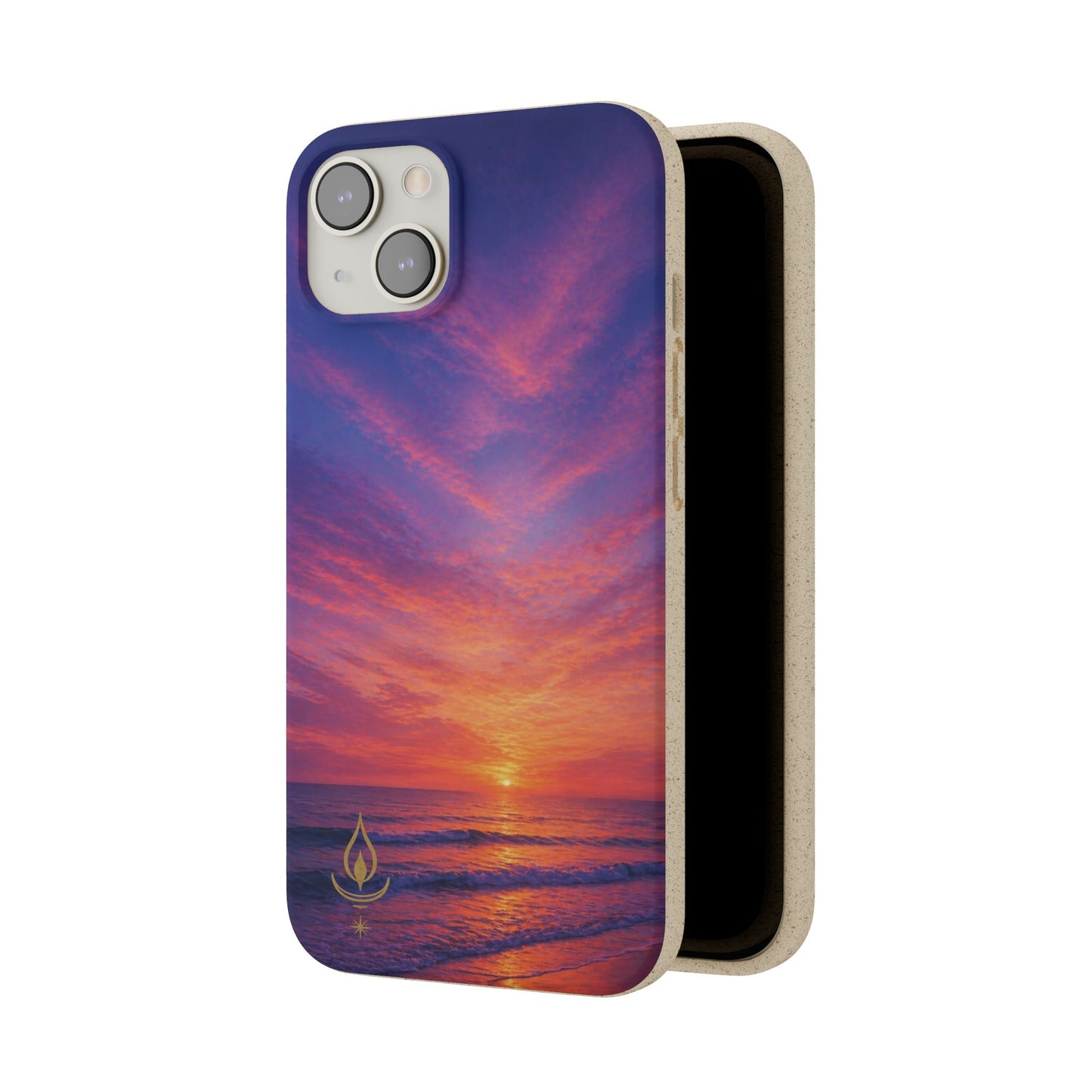 Biodegradable Phone Case – Sunset Beach Eco Phone Cover (Sunrise/Sunset Photo)