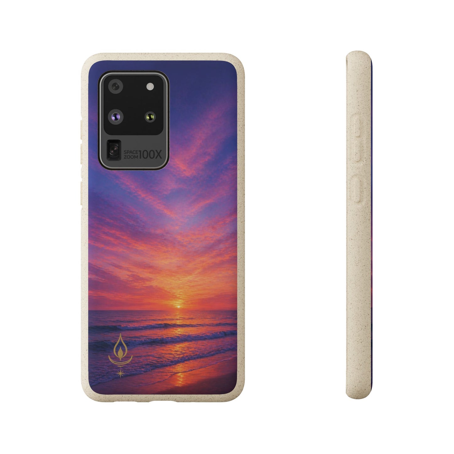 Biodegradable Phone Case – Sunset Beach Eco Phone Cover (Sunrise/Sunset Photo)