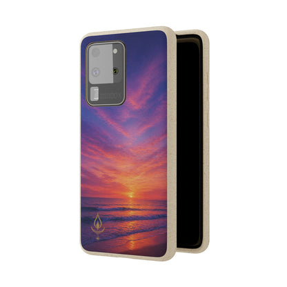 Biodegradable Phone Case – Sunset Beach Eco Phone Cover (Sunrise/Sunset Photo)