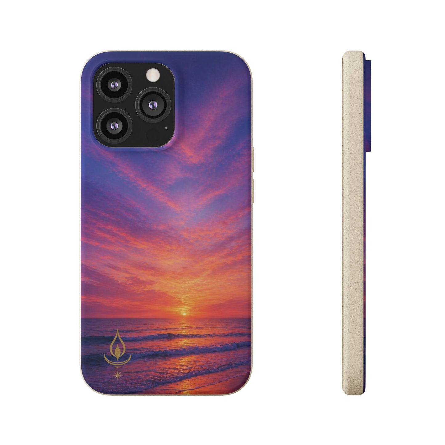 Biodegradable Phone Case – Sunset Beach Eco Phone Cover (Sunrise/Sunset Photo)