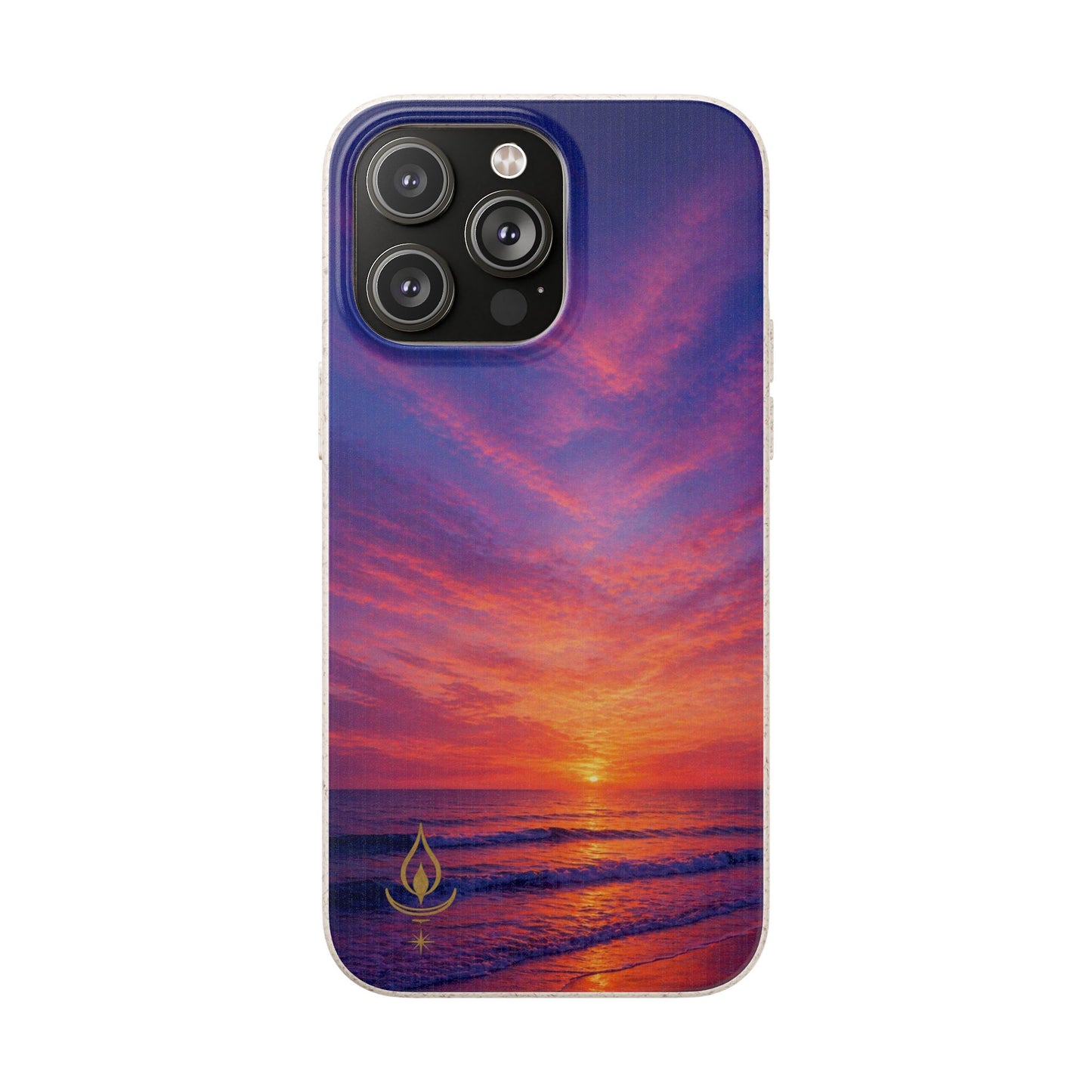 Biodegradable Phone Case – Sunset Beach Eco Phone Cover (Sunrise/Sunset Photo)