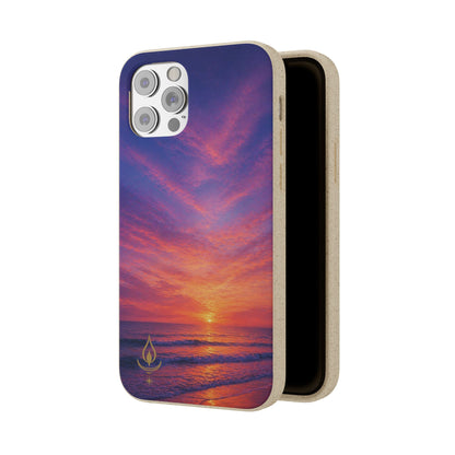 Biodegradable Phone Case – Sunset Beach Eco Phone Cover (Sunrise/Sunset Photo)