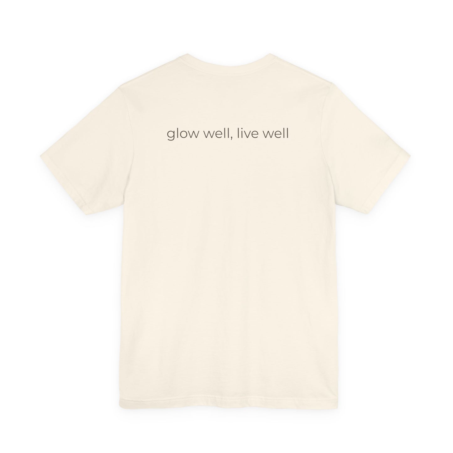 Glowwell Cream Tee - Coral Glow Edition