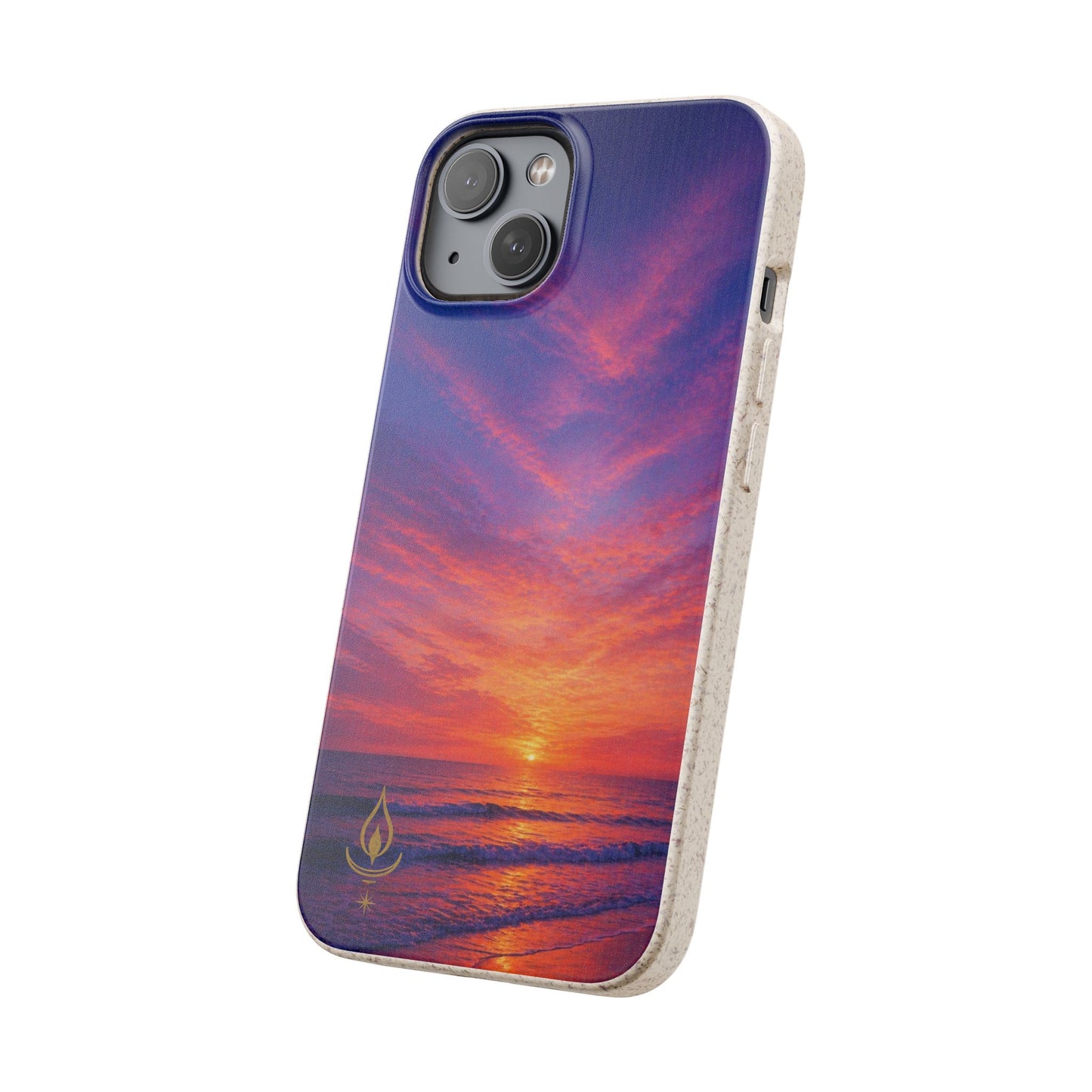Biodegradable Phone Case – Sunset Beach Eco Phone Cover (Sunrise/Sunset Photo)