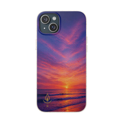 Biodegradable Phone Case – Sunset Beach Eco Phone Cover (Sunrise/Sunset Photo)