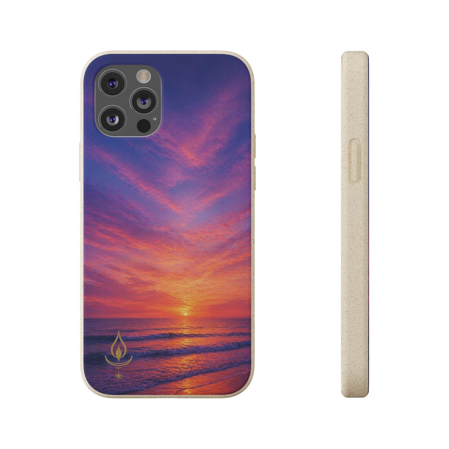 Biodegradable Phone Case – Sunset Beach Eco Phone Cover (Sunrise/Sunset Photo)