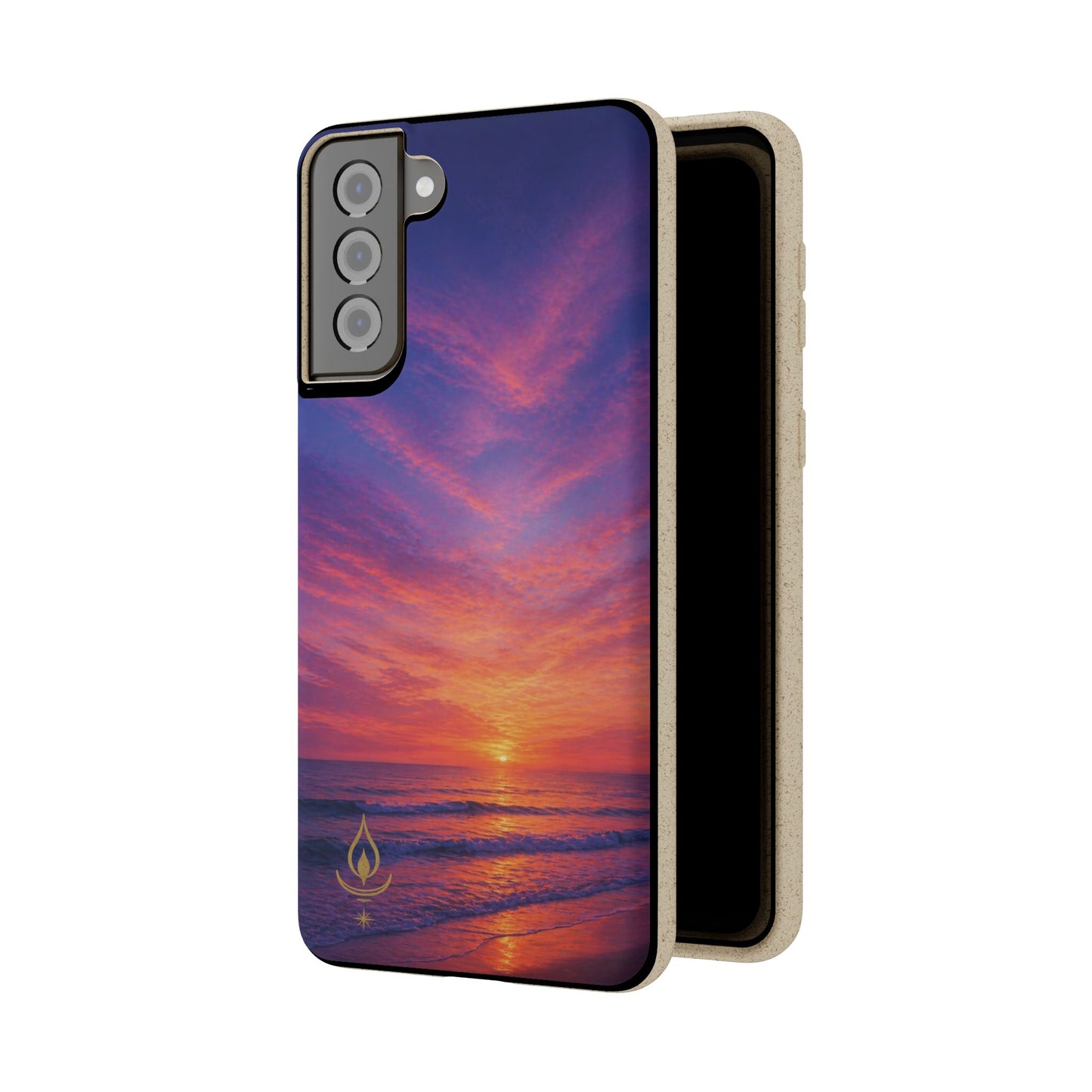 Biodegradable Phone Case – Sunset Beach Eco Phone Cover (Sunrise/Sunset Photo)