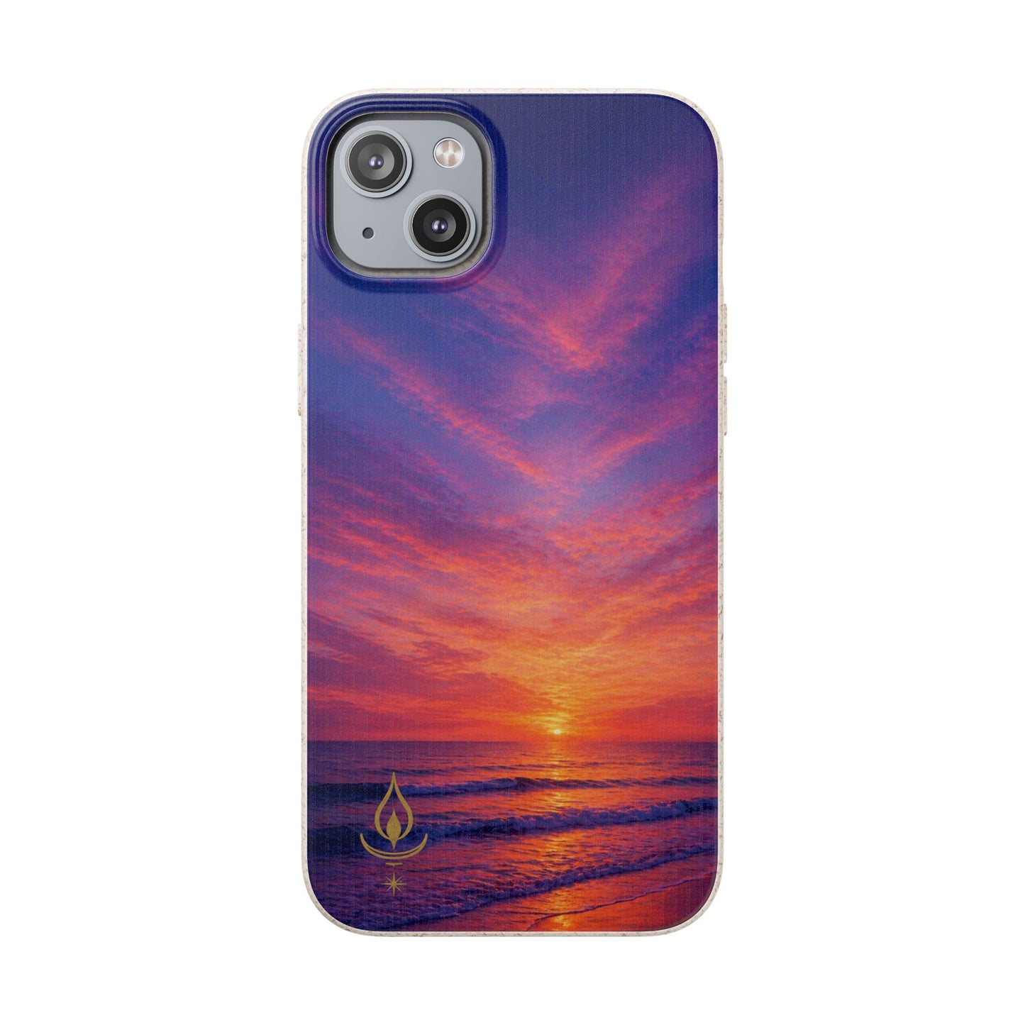 Biodegradable Phone Case – Sunset Beach Eco Phone Cover (Sunrise/Sunset Photo)