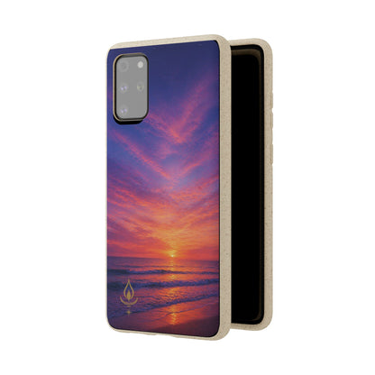 Biodegradable Phone Case – Sunset Beach Eco Phone Cover (Sunrise/Sunset Photo)