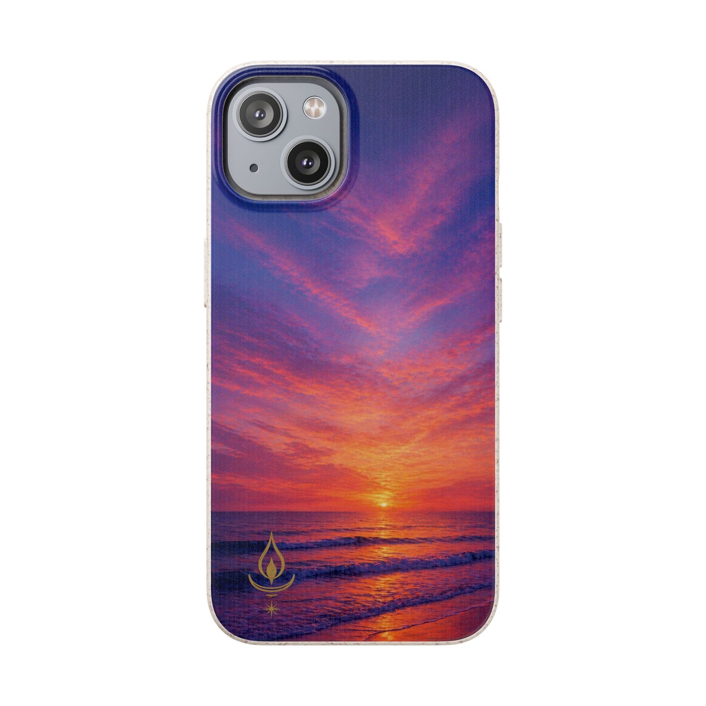 Biodegradable Phone Case – Sunset Beach Eco Phone Cover (Sunrise/Sunset Photo)