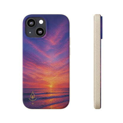 Biodegradable Phone Case – Sunset Beach Eco Phone Cover (Sunrise/Sunset Photo)